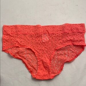 Secret Treasures coral nylon lace panty XXL